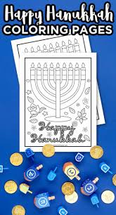 Printable menorah printables coloring page. Happy Hanukkah Coloring Pages Made With Happy