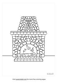 Free printable snow boots pdf coloring page. Cobblestone Fireplace Coloring Pages Free Buildings Coloring Pages Kidadl