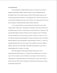 Writing Sample From My Public Relations Writing Class Writing Introductions Essay Format Literature Activities