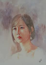 Beauty runs in the family! Watercolor