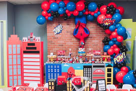 Maybe you would like to learn more about one of these? Spiderman Birthday Party Kara S Party Ideas Spiderman Birthday Spiderman Decorations Spiderman Theme Party