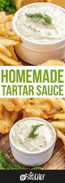 Homemade Tartar Sauce Recipe Homemade Tartar Sauce Tartar Sauce Sauce