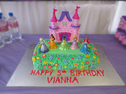 Bright green color of the figurine would surely grab some eyeballs at the party. Easy Disney Princess Birthday Cake Homemade Disney Princess Birthday Cake Castle Birthday Cakes Easy Princess Cake Disney Princess Cake
