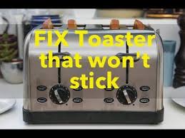 How To Fix Toaster That Won T Stay Down Cuisinart Cpt 180 Cpt Lever Youtube