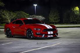 Some Front End Friday Action Of My 2017 Race Red Gt350 Mustang Usedcar Car Cars Ford Mustang Car Red Mustang Mustang Cars