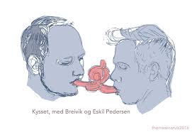 Bystyrerepresentant i oslo ‍&feminist (foto: Terrorist Anders Breivik Kissing Eskil Pedersen Imgur