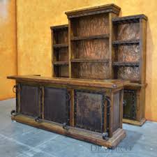 Hot cocoa bar ideas marshmallows? Rustic Bar Furniture Old World Style Furniture Rustic Bars Demejico