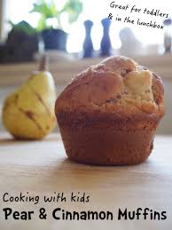 Pear And Cinnamon Muffin Recipe The Imagination Tree Pear Recipes Muffin Recipes Cinnamon Pear Muffins Recipes