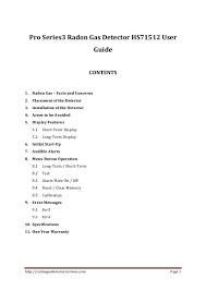 This is a review of the safety siren pro series 3 radon gas detector. Safety Siren Pro Series 3 Radon Gas Detector User Guide User Manual