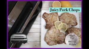 Pork steaks in ninja foodie grill. Juicy Lemon Pepper Pork Chops Ninja Foodi Grill Xl Youtube