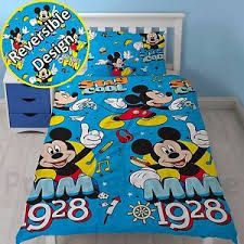 Create memorable birthday goodie bags with these mickey mouse party favor cups. Mickey Mouse Cool Single Duvet Cover Set Blue Kids Bedding Reversible New 5055285406837 Ebay