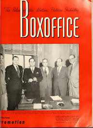 Ford models agency represented her; Boxoffice January 19 1952