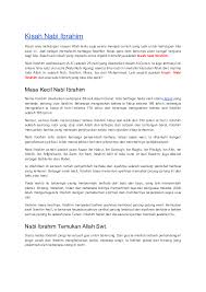 Namun, parang pun kembali tumpul dan tidak bisa digunakan kembali untuk menyembelih ismail kecil. Pdf Kisah Nabi Ibrahim Gun Abraham Academia Edu
