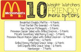 10 weight watchers friendly mcdonalds fast food items 7