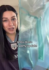 Latex Balloon Dress Part Two Sonya