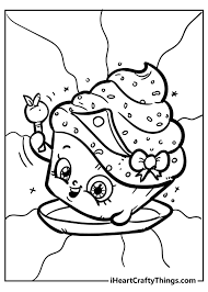 The first image we have in this series of free shopkins coloring pages for kids is one of the lovable drips! Shopkins Coloring Pages Updated 2021