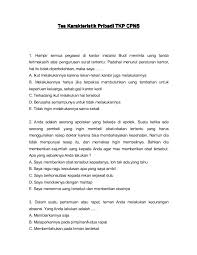 Ilmu Pengetahuan Populer 5 Contoh Soal Cpns Tkp