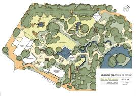 Melbourne Zoo Trail Of The Elephant Site Plan Green And Dale Associates Zoo Architecture Zoo Map Melbourne Zoo