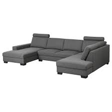 Sorvallen Ecksofa 4 Sitzig Mit Recamiere Links Lejde Dunkelgrau Ikea Osterreich Ikea Ecksofa Ecksofa Recamiere