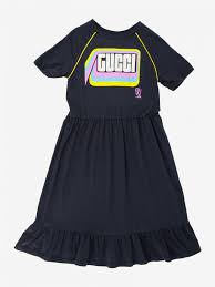 Gucci Dress With Logo Dress Gucci Kids Grey Dress Gucci 596317 Xjb4z Giglio En Authentic gucci logo frill dress tops #38 light pink black knee length rank ab top rated seller. gucci dress with logo