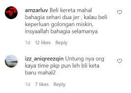 Maybe you would like to learn more about one of these? Minta Cadangan Netizen Nak Beli Kereta Baru Datuk Aliff Syukri Dikritik Suruh Guna Duit Bantu Orang Susah