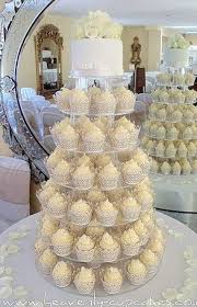 57 Super Ideas Wedding Cakes Small Simple Cupcake Stands Cupcake Tower Wedding Wedding Cakes With Cupcakes White Wedding Cupcakes