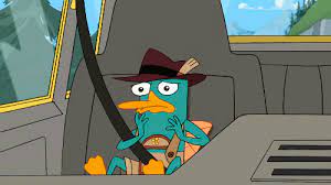 It's just a montage of every time doofenshmirtz has been surprised perry in order as well as a few extras. A Cross Between A Platypus And A Dragon