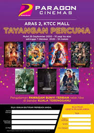Mencari homestay di kuala terengganu yang menarik untuk percutian keluarga yang sempurna? Jom Tengok Wayang Ada Wayang Free Di Paragon Cinemas Ktcc Kitareporters Semua Boleh Jadi Reporter