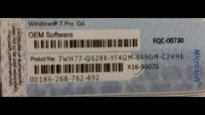 The entry of these keys during installation is necessary for the smooth now get the windows 7 ultimate product key free download with a product key sticker. Windows Vista Home Basic Serial Key Or Number Free Download