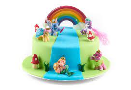 Der filly kuchen ist ein rührkuchen, innen bunt gefärbt, mit einer weißen schokoladenbuttercreme gefüllt. Geburtstagstorte Filly Welt Forster Backwaren