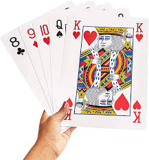 We did not find results for: Amazon Com Giant Playing Cards Full Deck Oversized For Games 8 X 11 Inches Toys Games