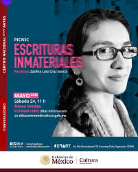 Sin plan para el sábado? Ven a un picnic con Zazilha Lotz, doctora en artes  y diseño interesada en producción editorial y la impresión tipográfica. Más  información con el Centro Multimedia del