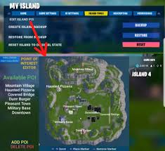 Find and play the best and most fun fortnite maps in fortnite creative mode! Since They Added A Minimap For Creative Islands I Came Up With The Idea Of A Poi Editor That Allows You To Add Named Poi To Your Island This Will Add More