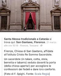 Jump to navigation jump to search. Mil Messainlatino It Firenze Un Altro Buon Esempio Di Un Sacerdote Al Tempo Del Coronavirus