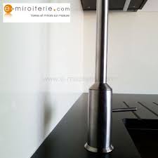 Credence De Cuisine En Verre Laque Blanc Perle Credence Verre Laque Blanche Verre
