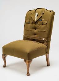 Upcycled Vintage Armchairs Chairs Military Furniture Patchwork Furniture Upholstered Chairs