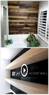 Pre Stained Pallet Wood Accent Walls Utah In 2020 Wood Accent Wall Wood Accents Accent Wall