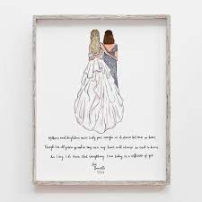 May you have a wonderful wedding and the newly married feeling remain forever in your. Custom Drawn Mother Of The Bride Gift Jesmarried