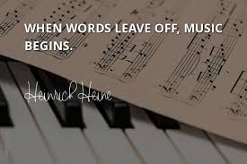 Terry On Twitter When Words Leave Off Music Begins Heinrich Heine Music Https T Co Fzrb9keahv Twitter