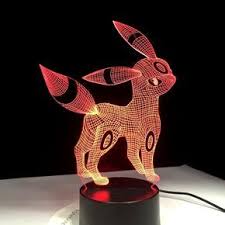 Lampe De Bureau 3d Noctali Pokemon Prix 22 89 Livraison Gratuite Switch Lamp Table Lamp Led Lamp