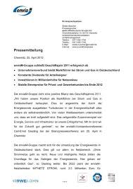 Envia mitteldeutsche energie ag, chemnitz, germany, district court of chemnitz hrb 19751: Pressemitteilung Lifepr De