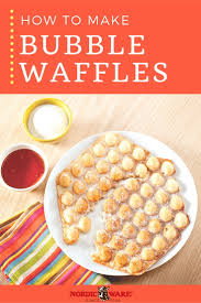Classic Waffle Puffs Recipe Waffles Bubble Waffle Waffle Recipes