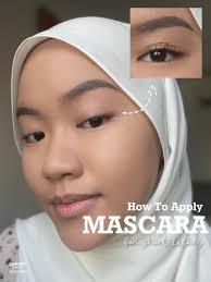Cara Memohon Mascara untuk Bulu Mata Pendek