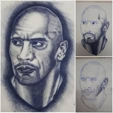 Malta Tattoo Academy. First portrait from Antoine. He has learned the  medium is showing amazing progress early in the course. Right now there is  a discount till the class is filled. Just