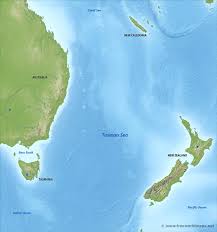 Tasman Sea Map By Freeworldmaps Net