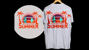 Tuhansia uusia ja laadukkaita kuvia joka päivä. Summer T Shirt Design Vintage T Shirt Design Tutorial Advance T Shirt Design In Illustrator Youtube