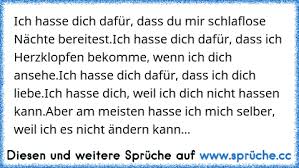 Https Www Xn Sprche 5ya Cc Ich Hasse Dich Daf C3 Bcr Dass Du Mir Schlaflose N C3 A4chte Bereitestich Hasse Dich Daf C3 Bcr Dass Ich Herzklopfe