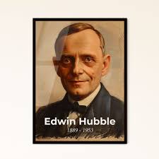 Edmund Hubble Edwin Powell Hubble, Famous Scientist #1 By Esoterica Art  Agency