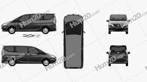 Nissan serena x cvt (non white). Nissan Serena Clipart And Blueprints For Download