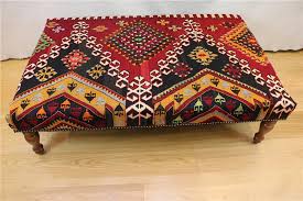 64 coffee table bench kilim chic antique 19th century kilim. Large Antique Turkish Kilim Coffee Table Kilim Stools Kilim Furniture Kilim Footstools 1311